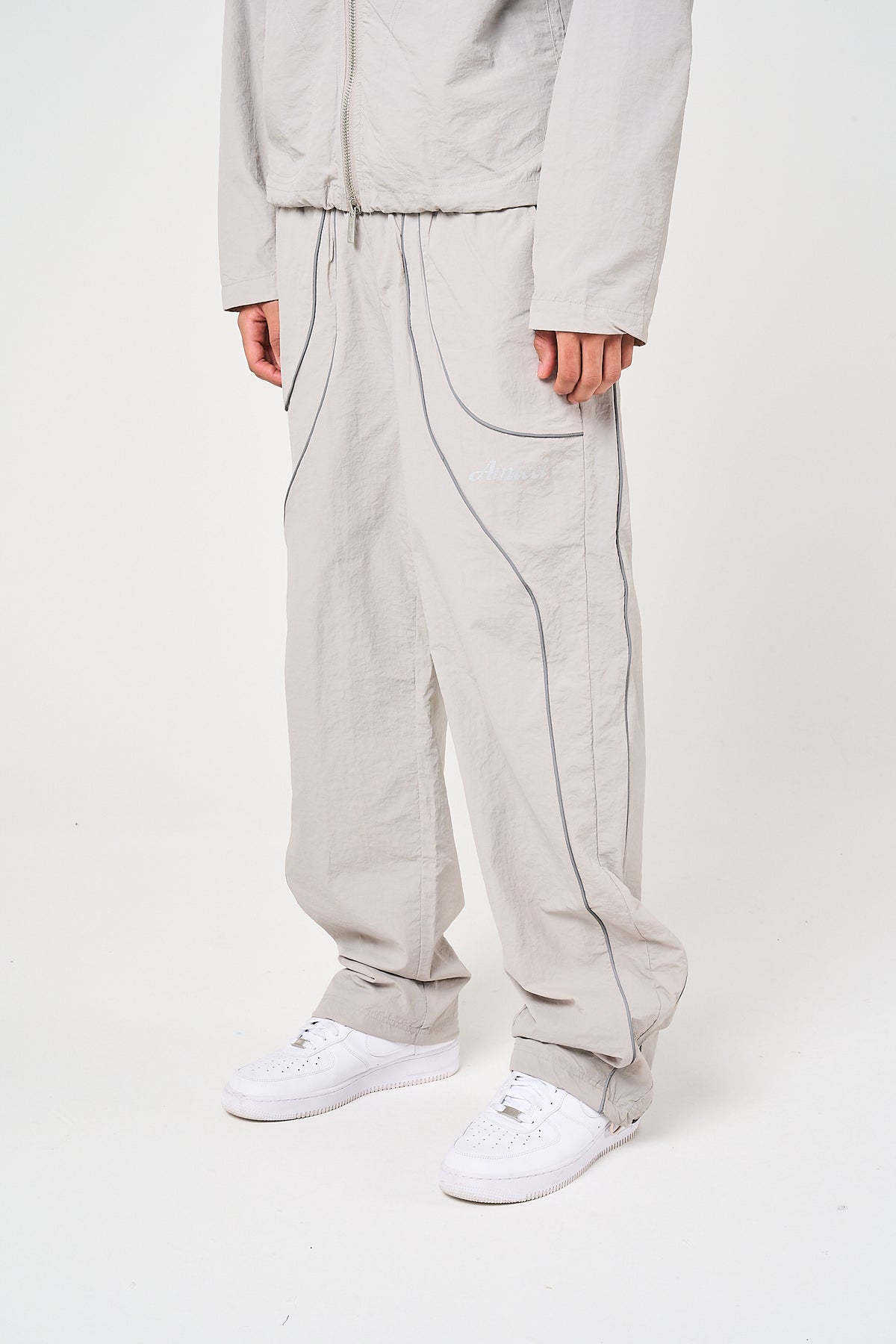 Carson Grey Shell Broek