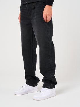 Lennox Black Straight Jean