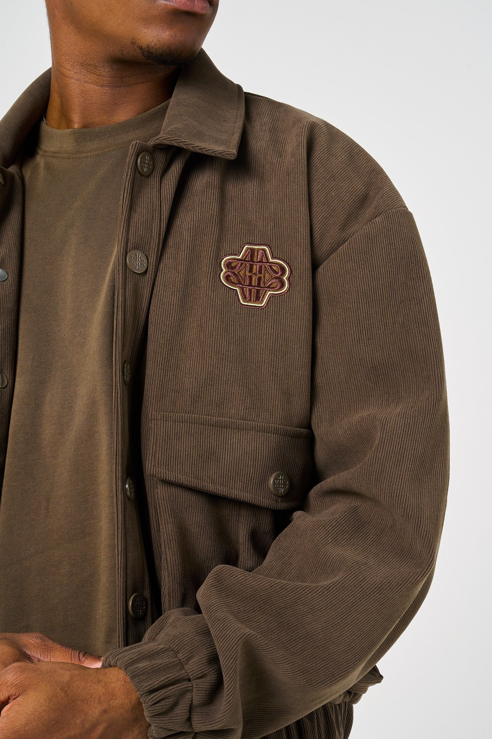 Tatum Brown Naaldcorduroy Jas