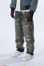 Manuel Heavy Ripped Tinted Blue Baggy Jean