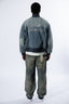 Manuel Heavy Ripped Tinted Blue Baggy Jean