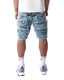 Sassari Frayed Blue Denim Shorts