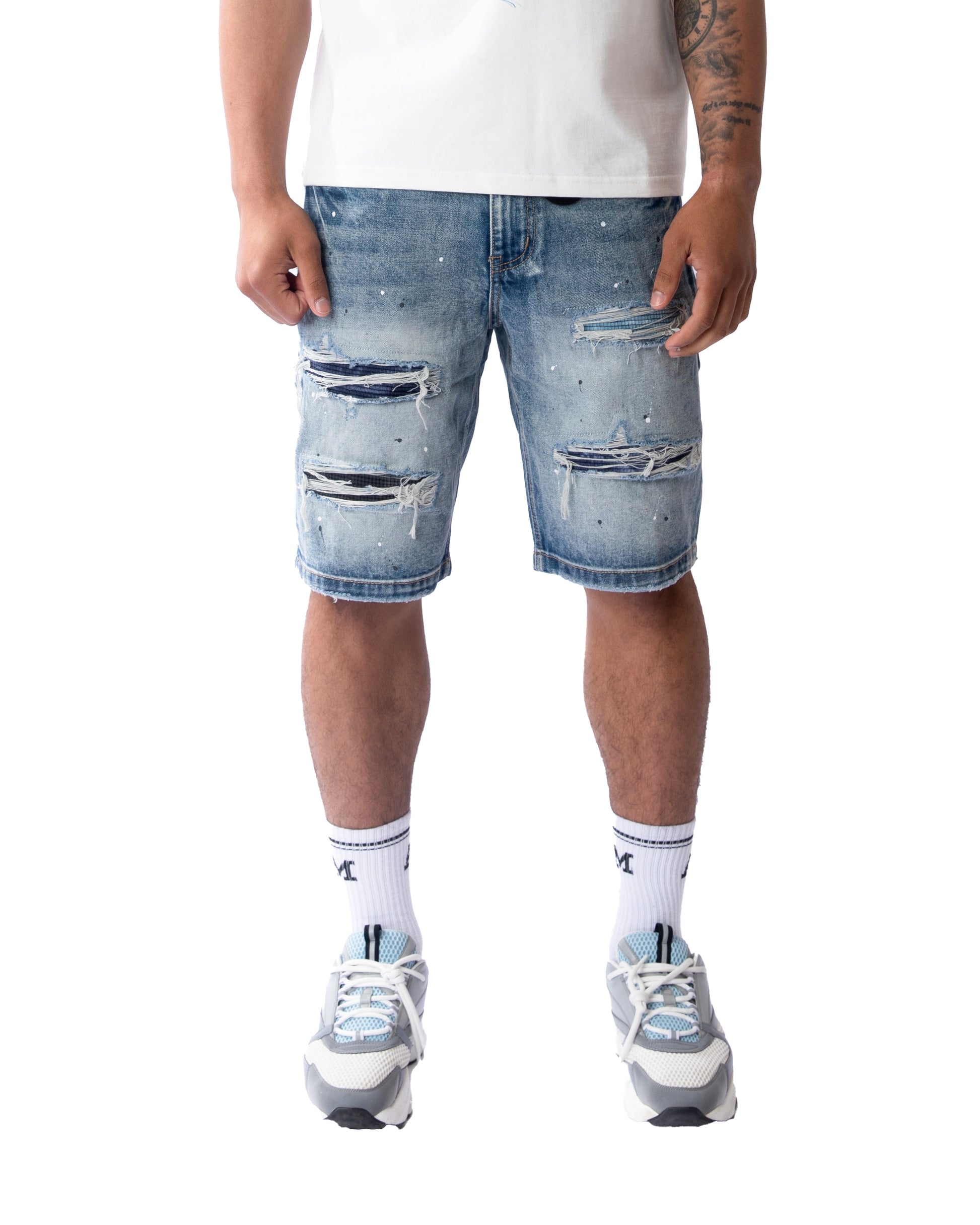 Sanko Mid Blue Shorts