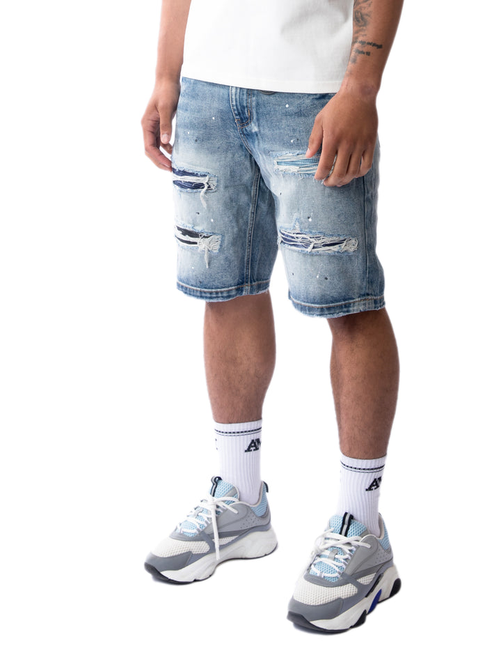 Sanko Mid Blue Shorts