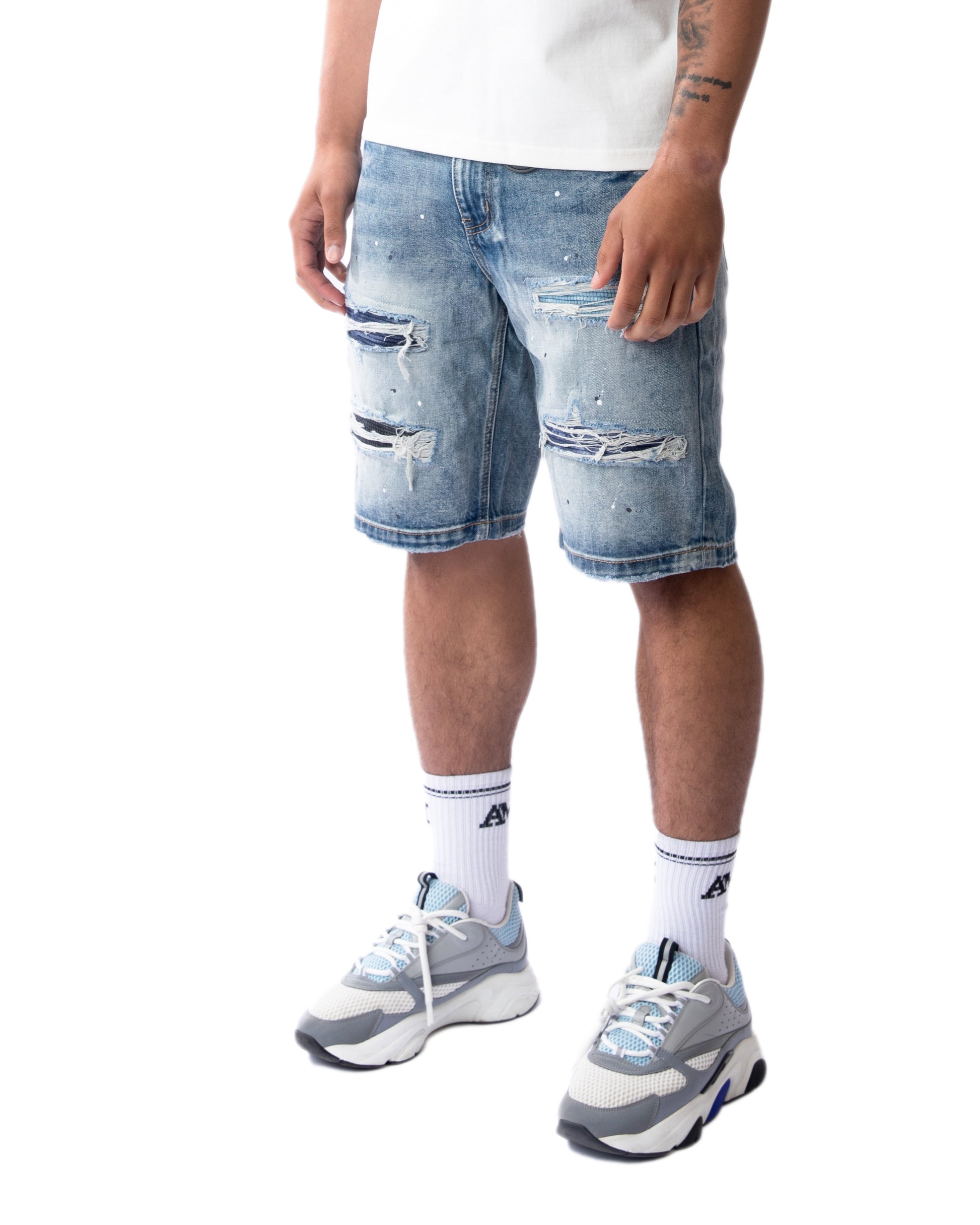 Sanko Mid Blue Shorts