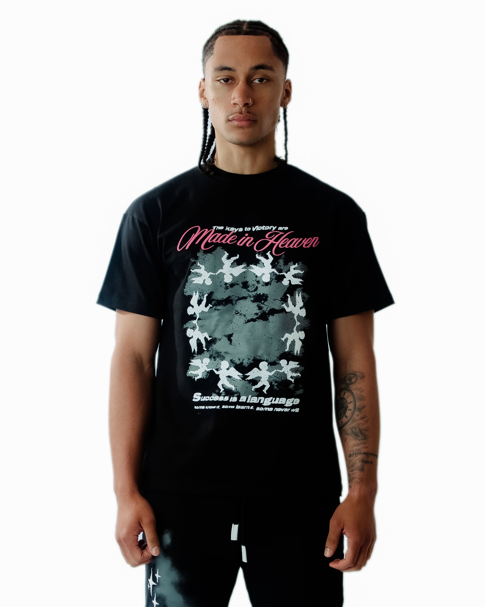 Angeli Graphic T Shirt Black
