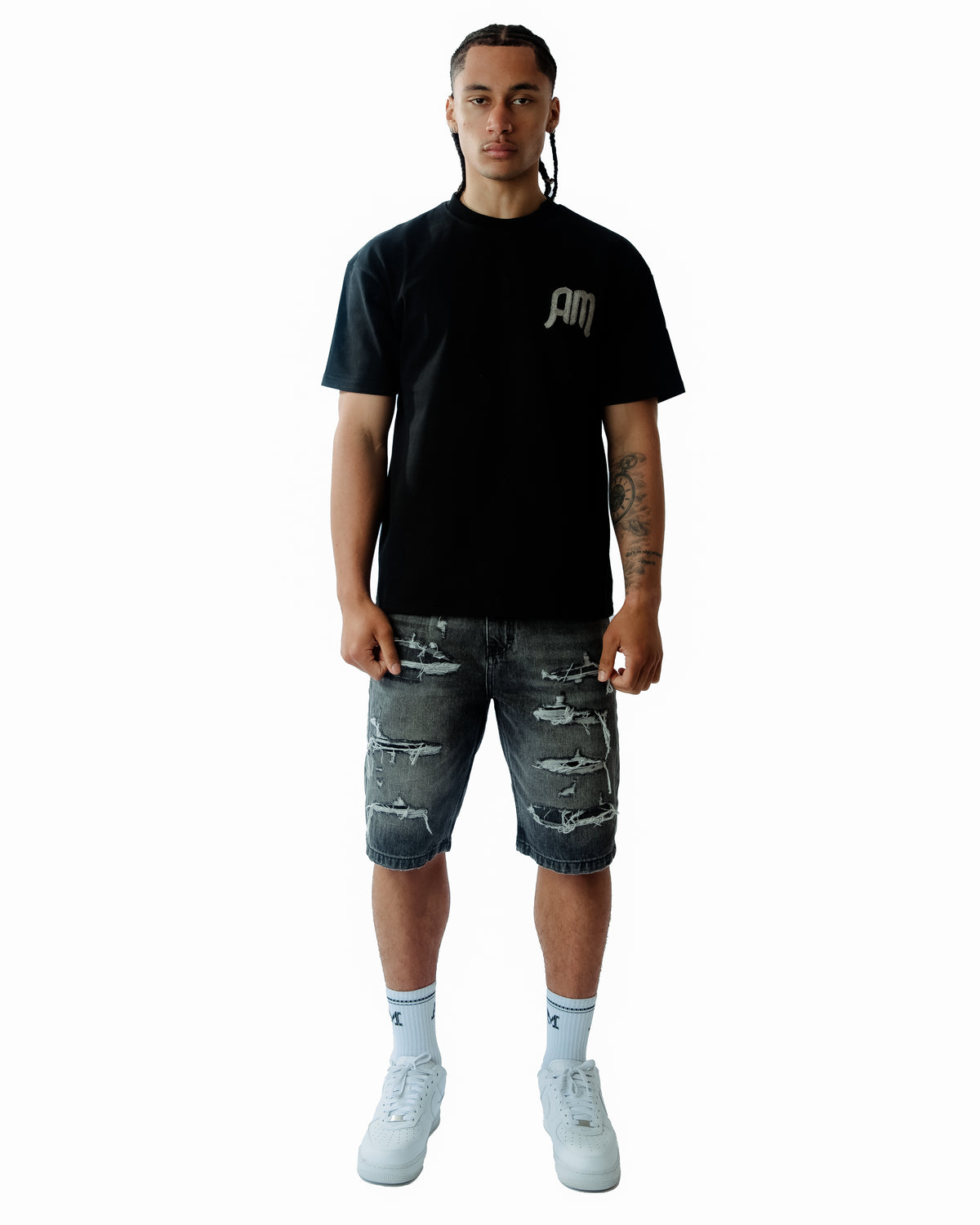 Shorts gris moyen Imola