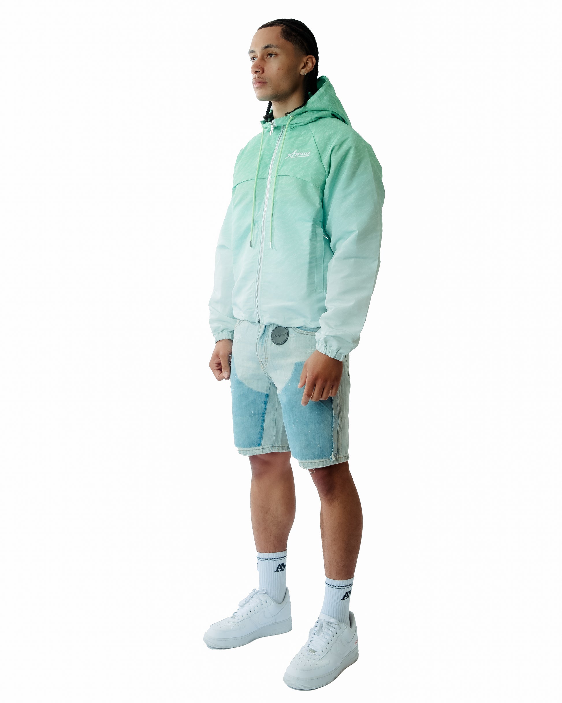Luciano Windbreaker Green