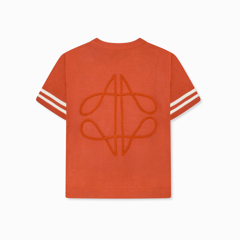 T-shirt en jersey tricoté Nantes Orange