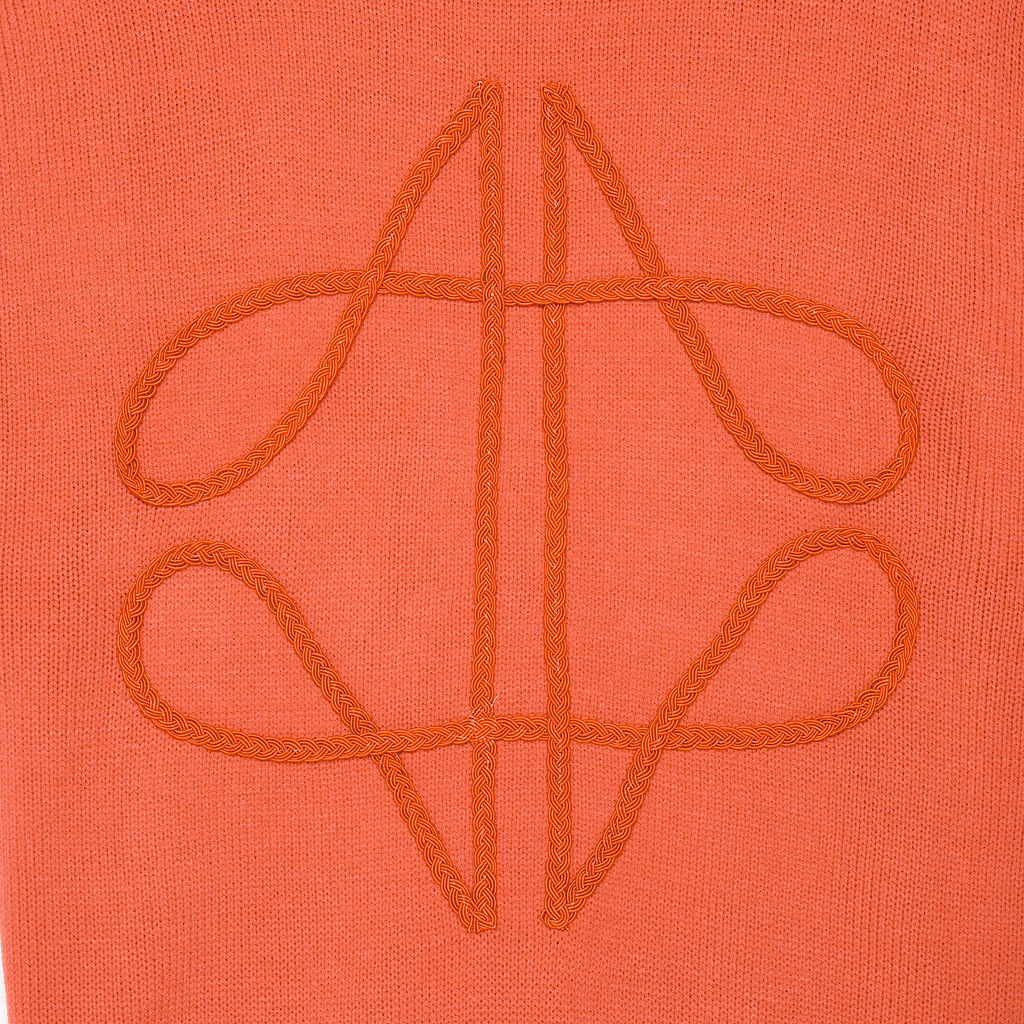 T-shirt en jersey tricoté Nantes Orange