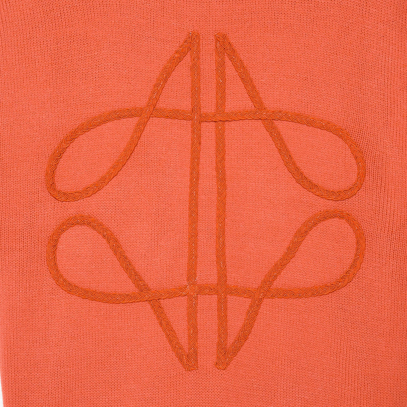 T-shirt en jersey tricoté Nantes Orange