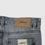 Jeans évasés zippés Lorient bleu teinté