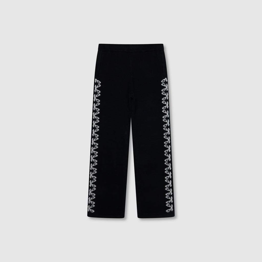 Merino Knitwear Black Jogger