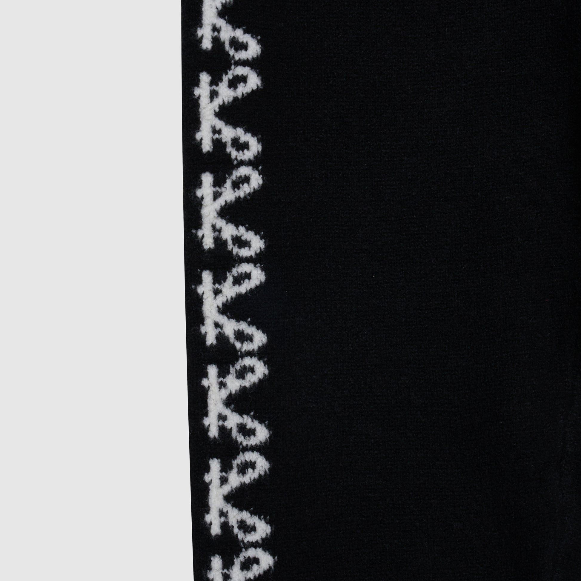 Merino Knitwear Black Jogger