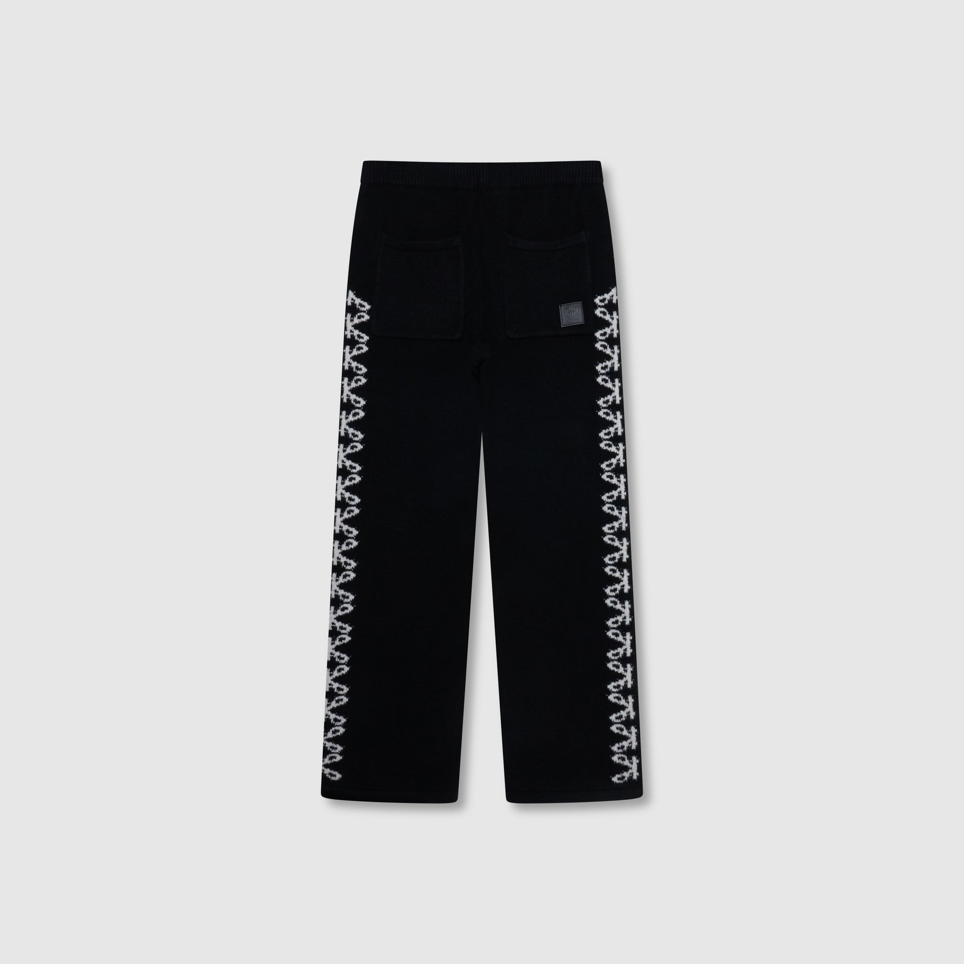 Merino Knitwear Black Jogger