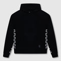 Hoodie Noir en Laine Mérinos
