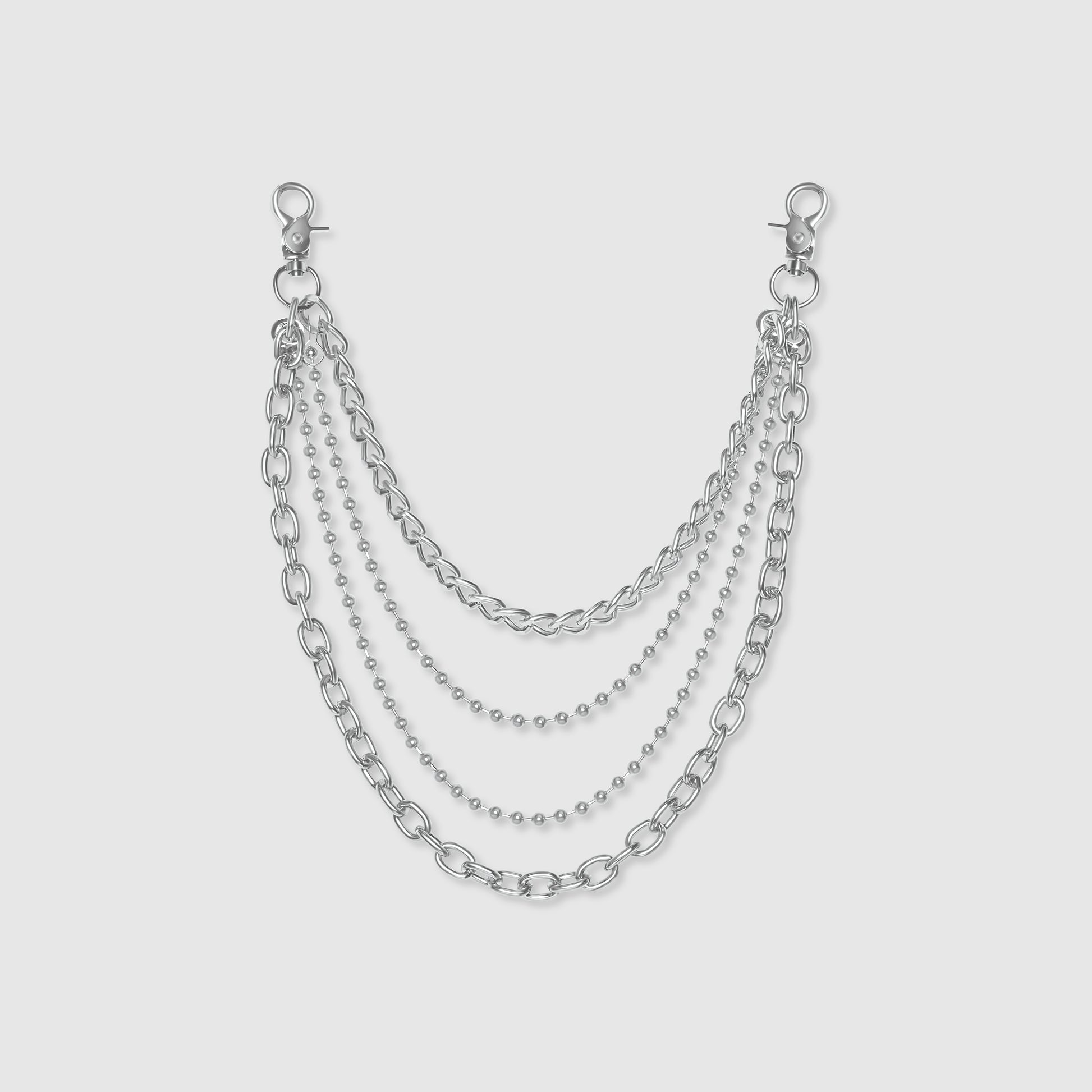 Layered Silver Necklace