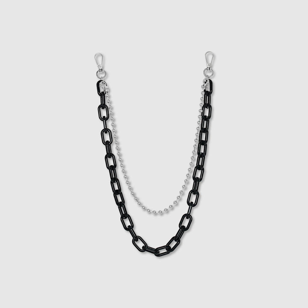 Collier en chaîne noir