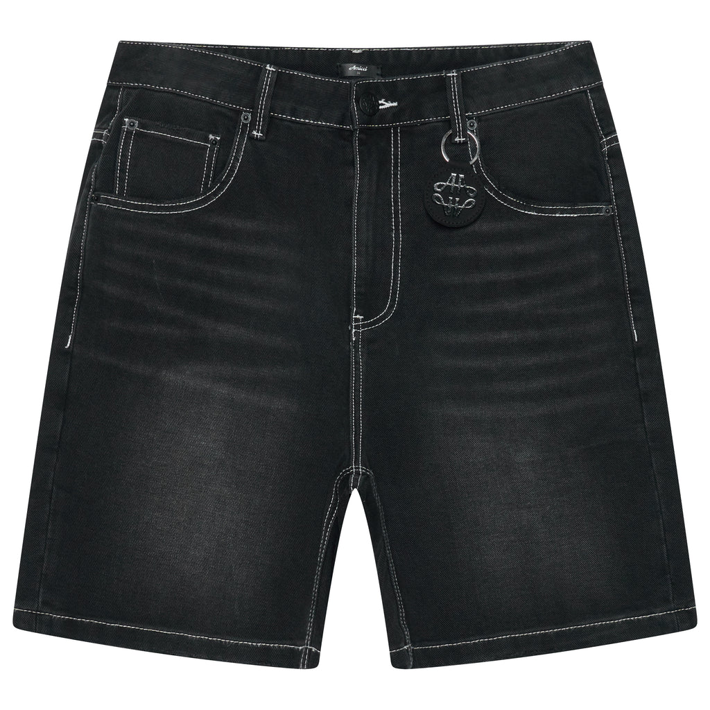Keshi Denim Shorts Black