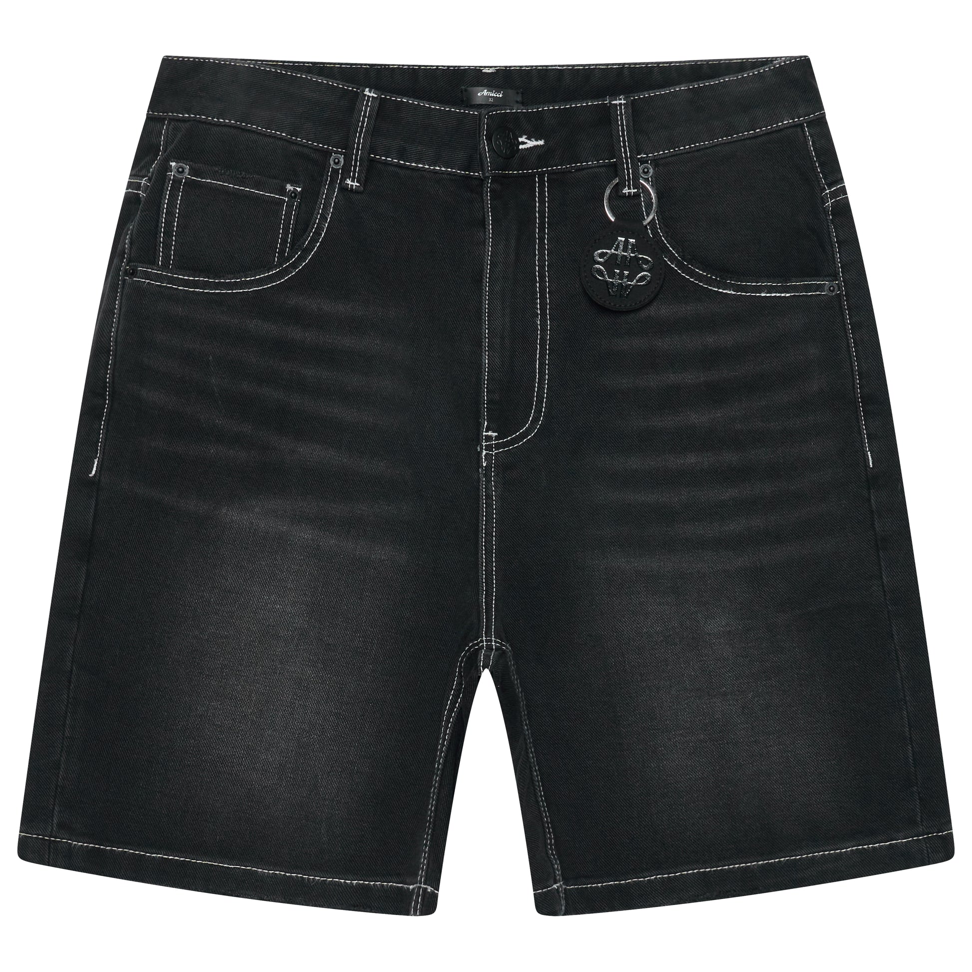 Keshi Denim Shorts Black