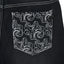 Keshi Denim Short Set Zwart