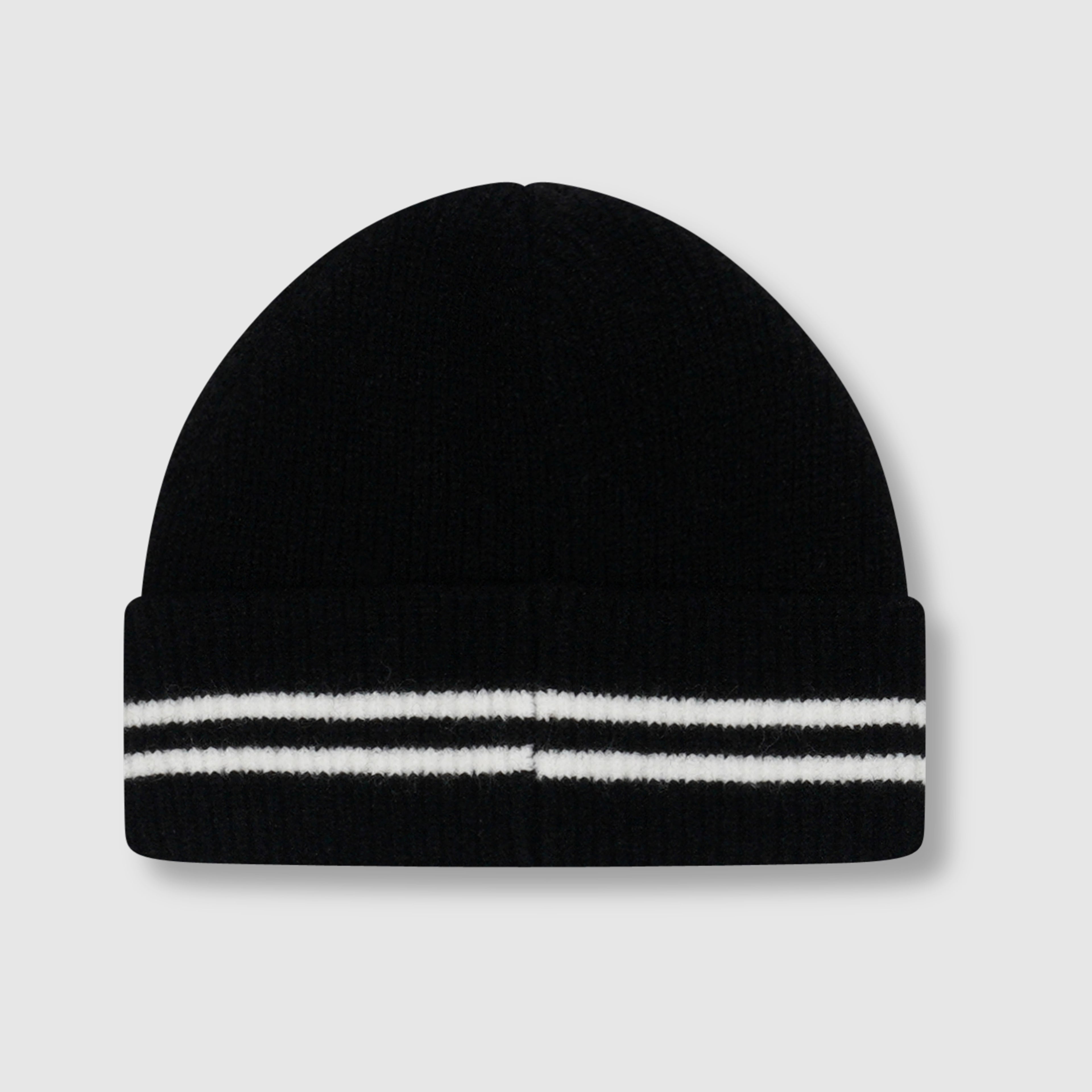 Bonnet en tricot duveteux avec logo