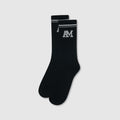 Black Emblem Logo Socks