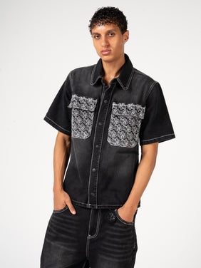 Keshi Denim Shirt Black