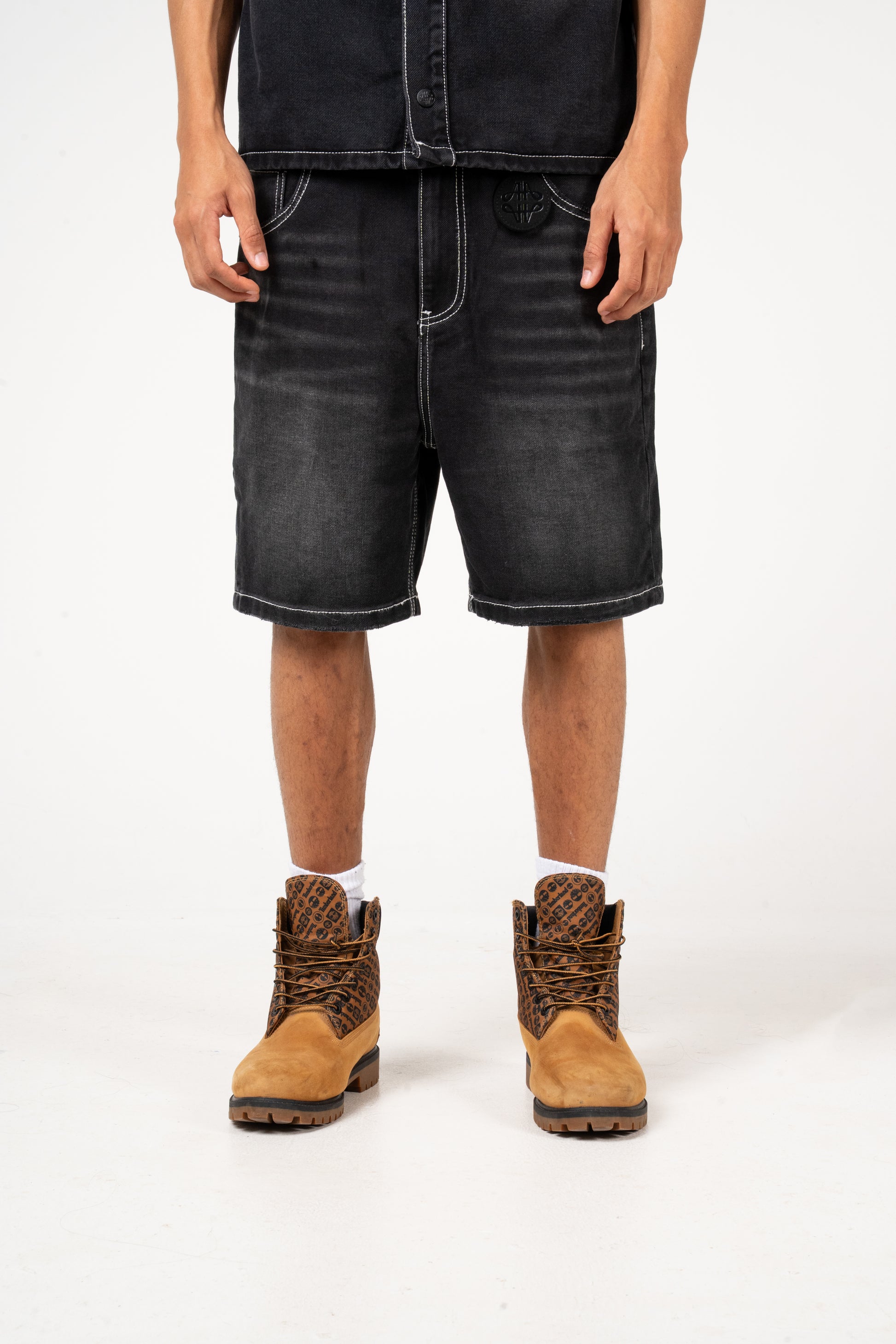 Keshi Denim Shorts Black
