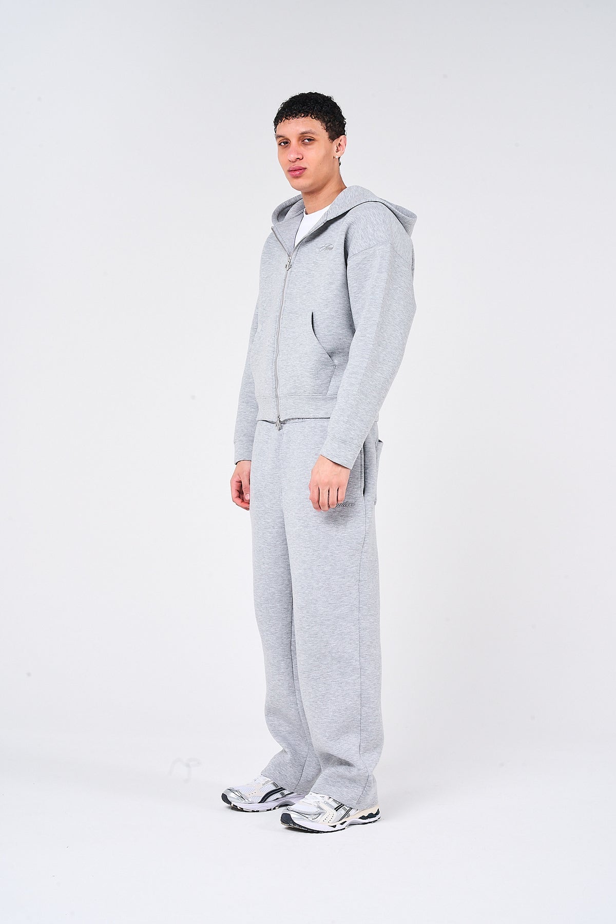 Atelier Grijze Scuba Hoodie
