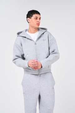 Atelier Grijze Scuba Hoodie