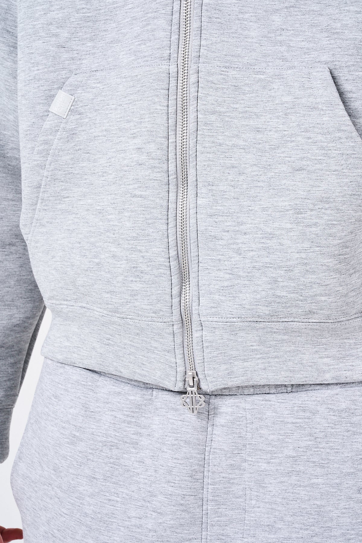 Atelier Grijze Scuba Hoodie