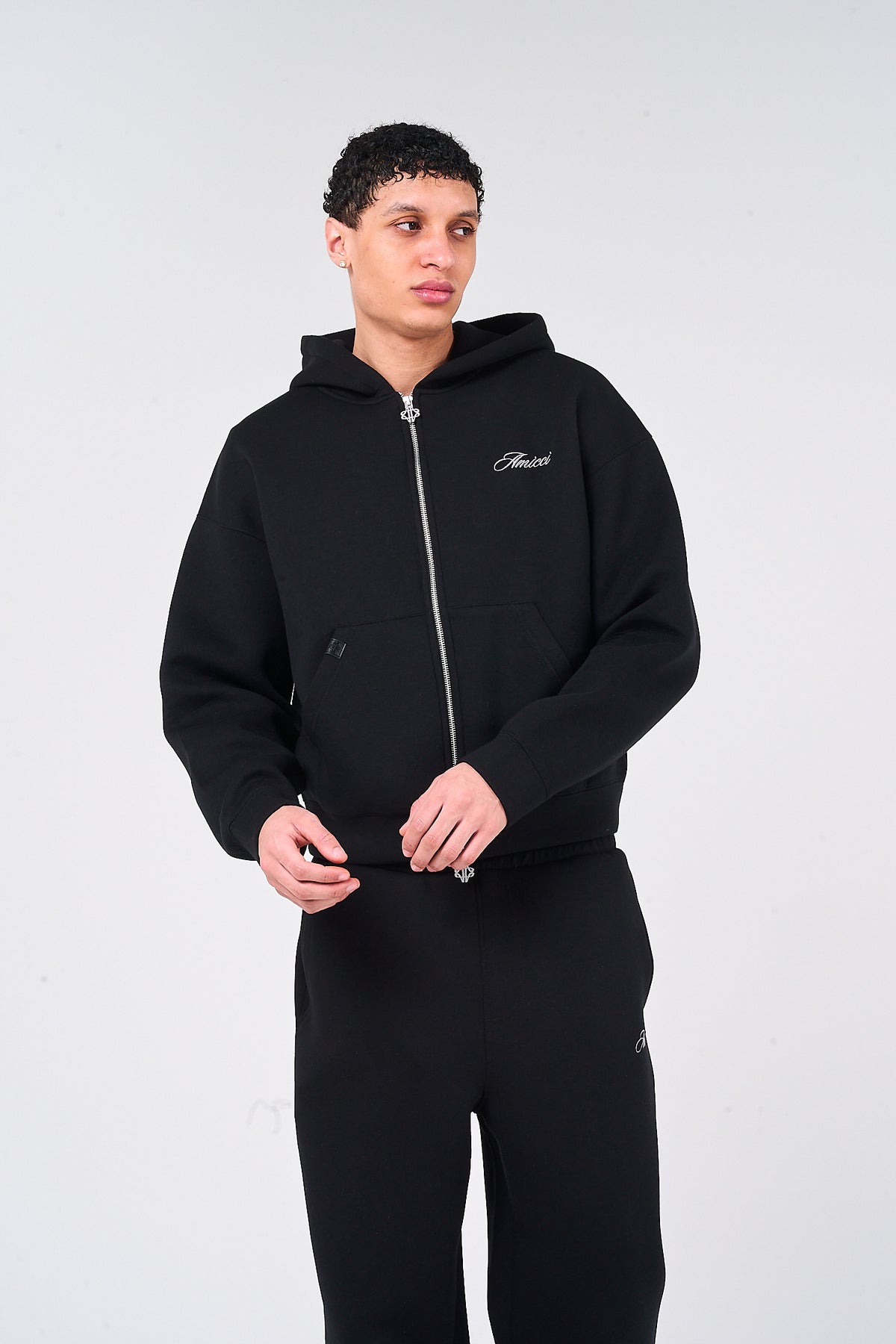 Atelier Black Scuba Hoodie
