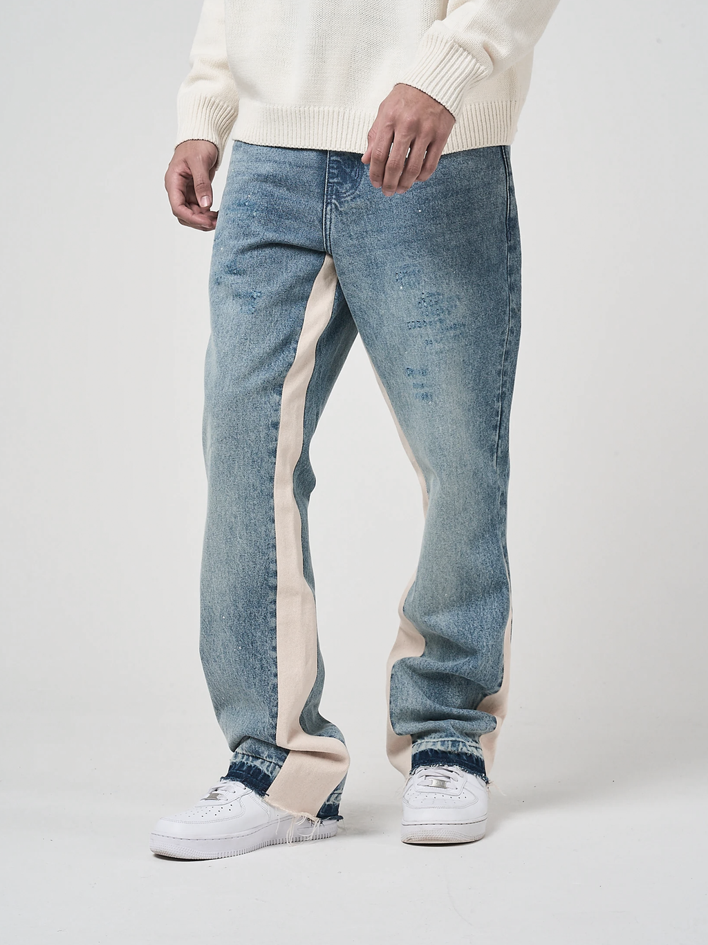 Gris Maranello Flare Denim