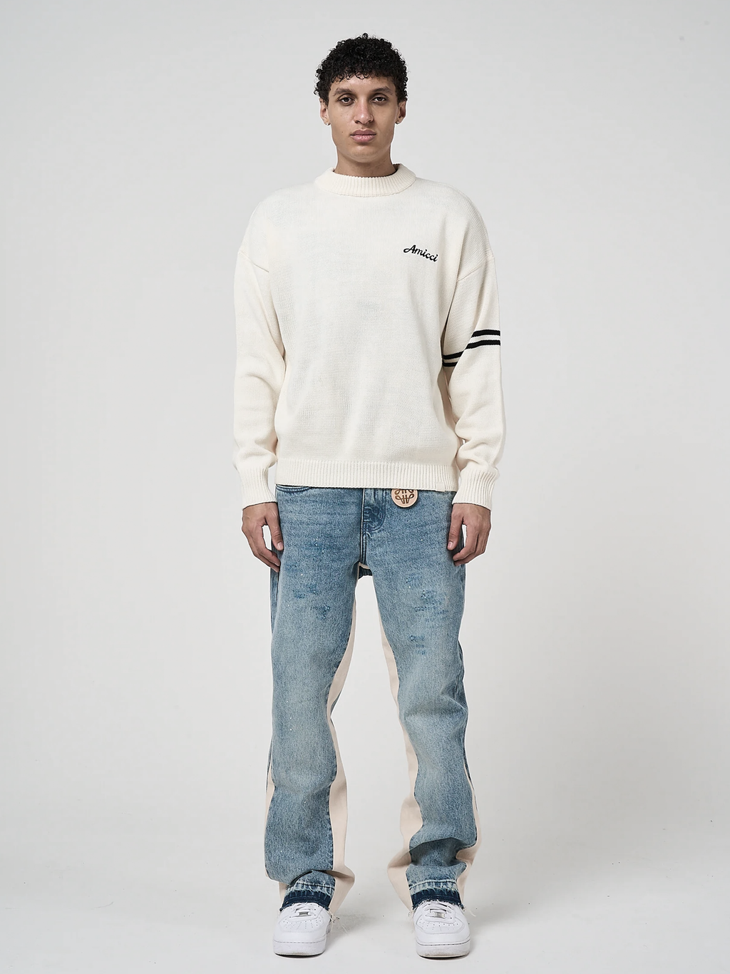 Gris Maranello Flare Denim