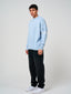 Nantes Gebreid T-shirt met lange mouwen, blauw