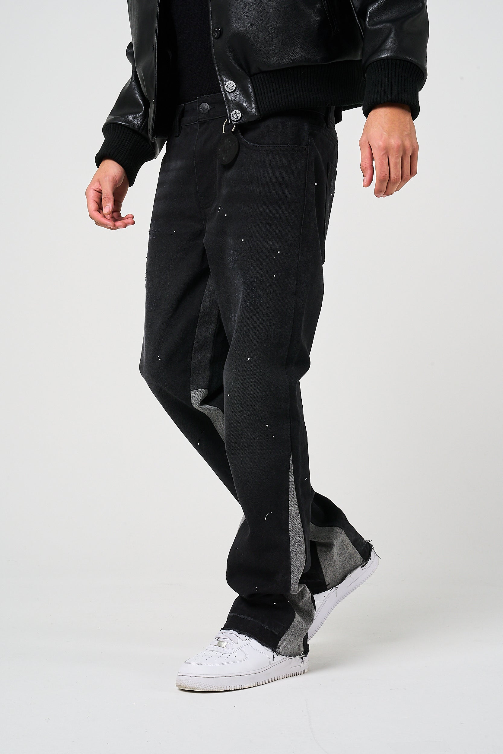 Maranello Grijs Flare Denim