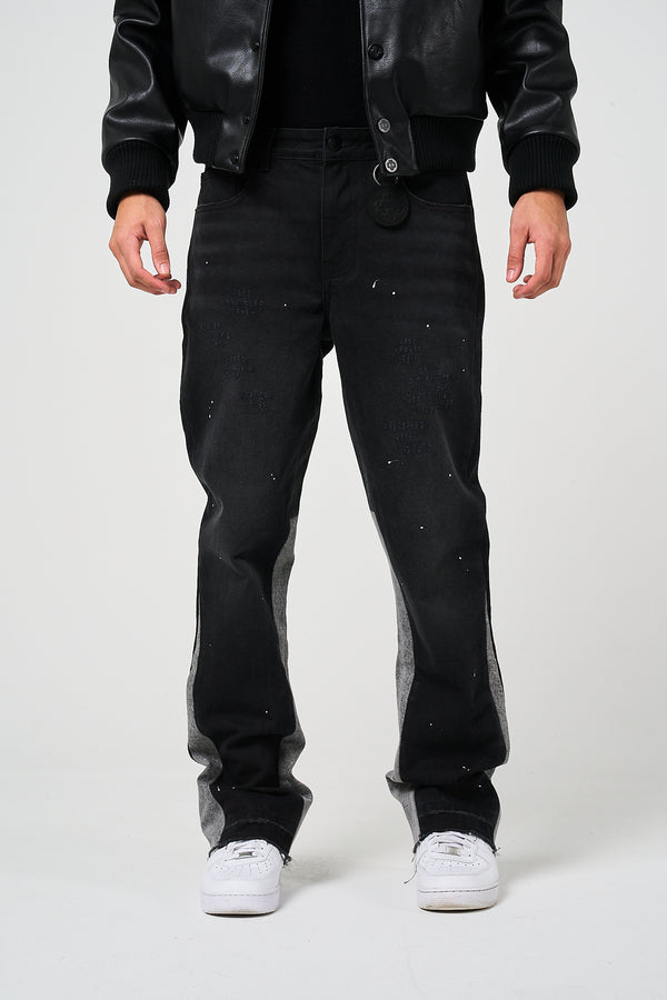 Gris Maranello Flare Denim