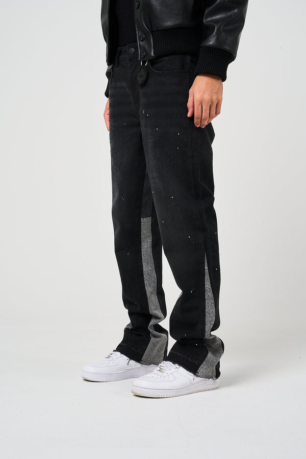 Gris Maranello Flare Denim