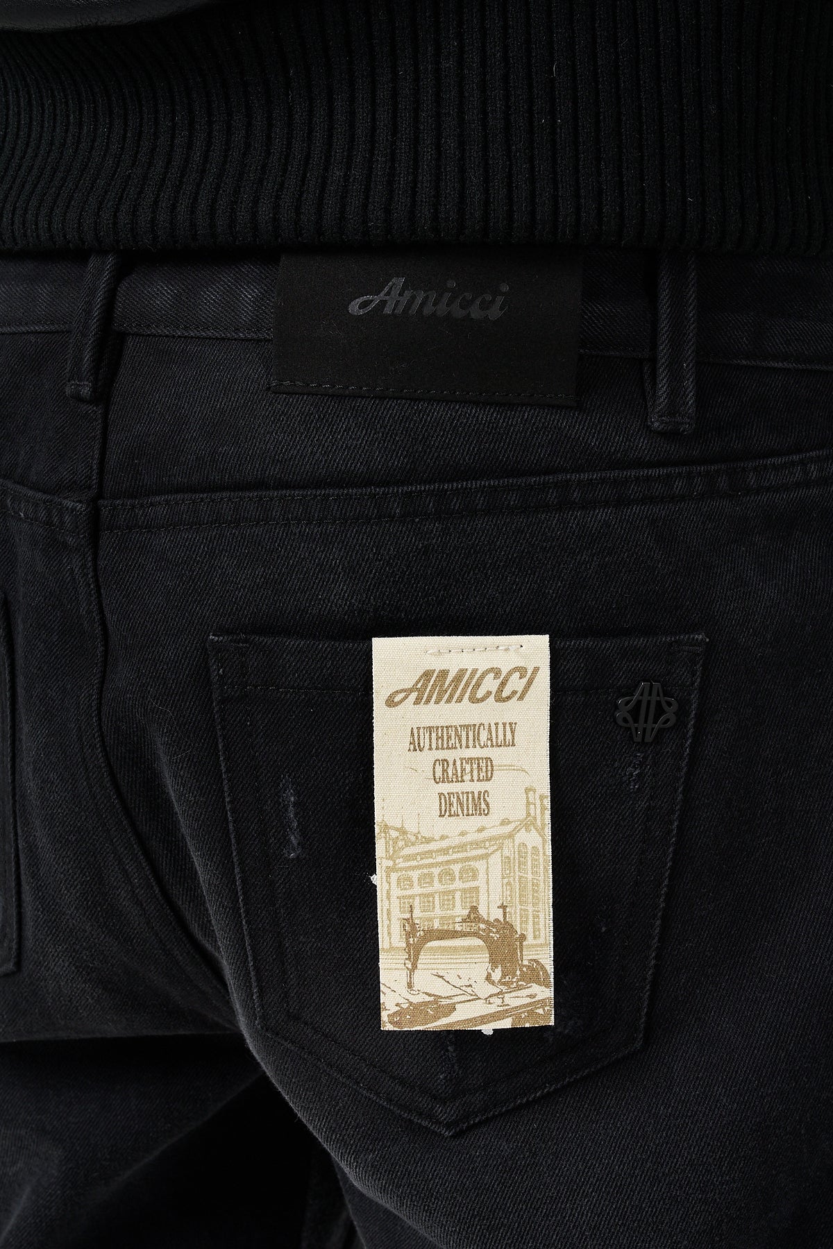 Maranello zwarte flared denim