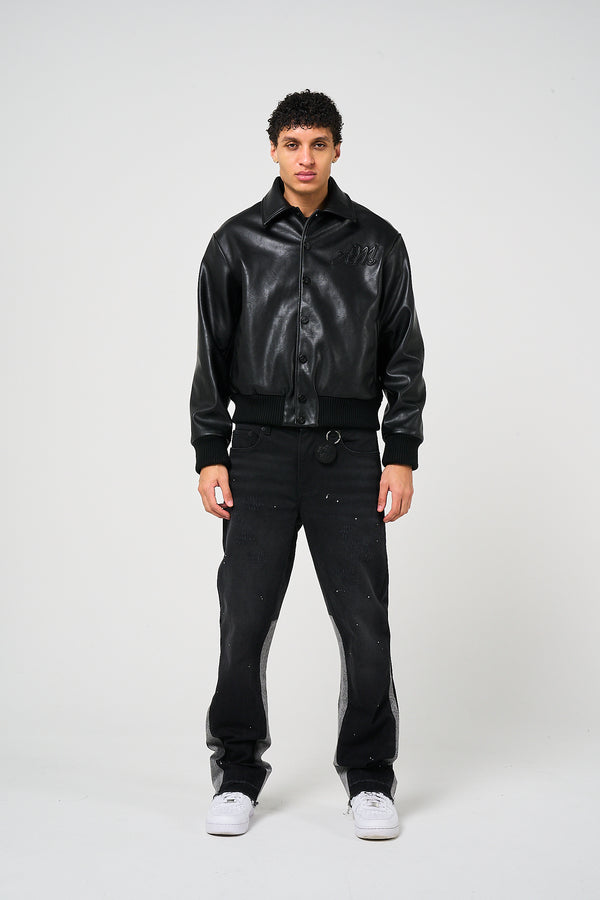 Gris Maranello Flare Denim