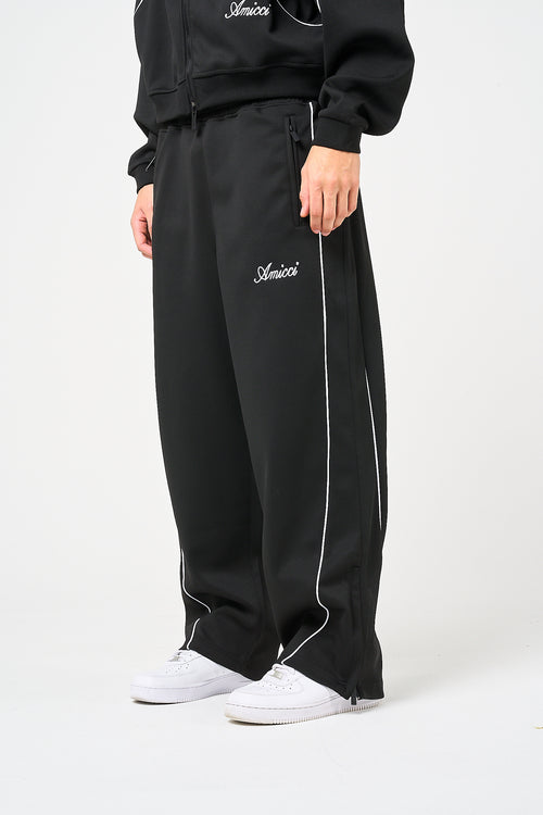 Bleecker Black Zip Through Bottoms