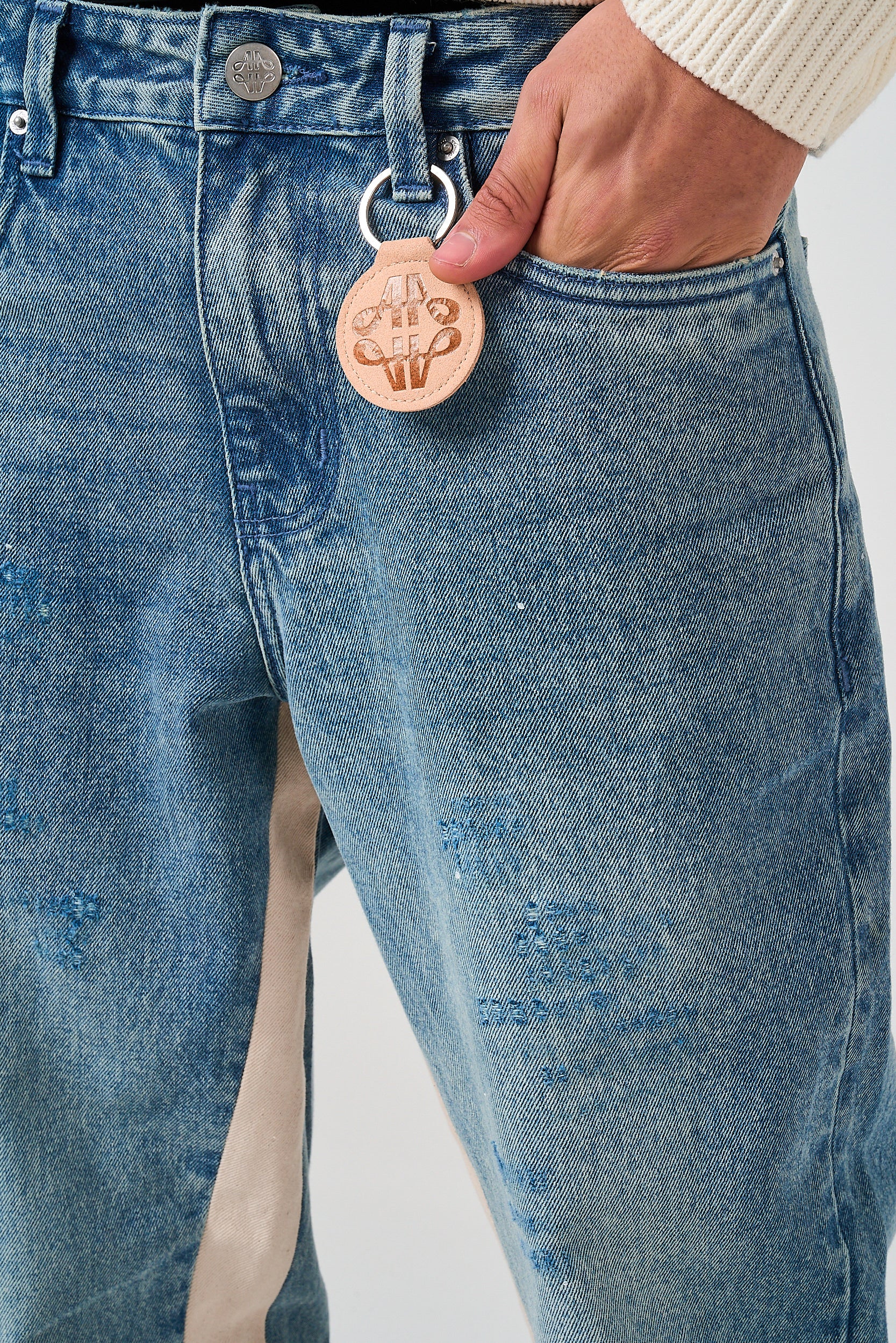 Maranello Grijs Flare Denim