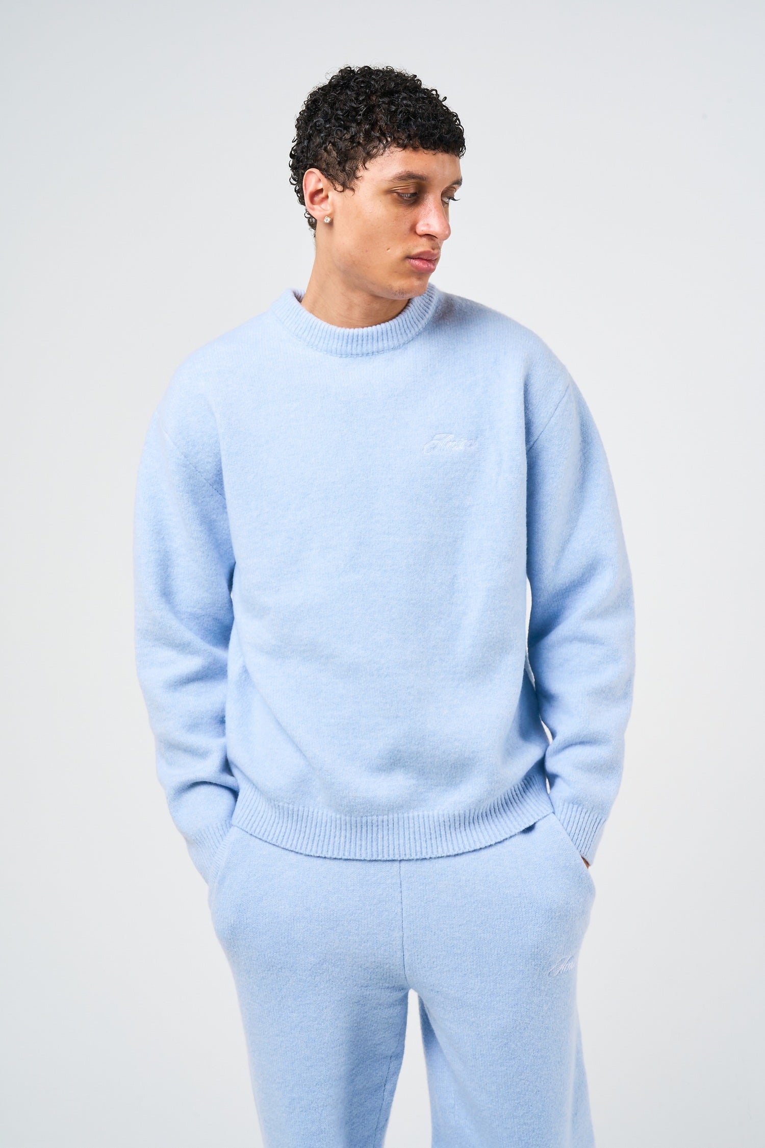 Dexter Blue Knitted Sweatshirt
