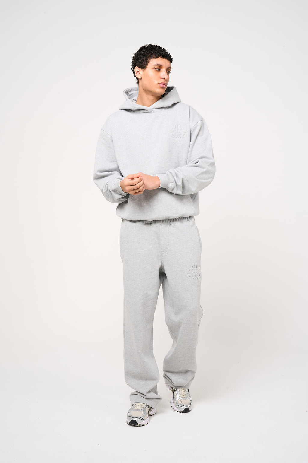 Reyes Emblem Logo Jogger Grey