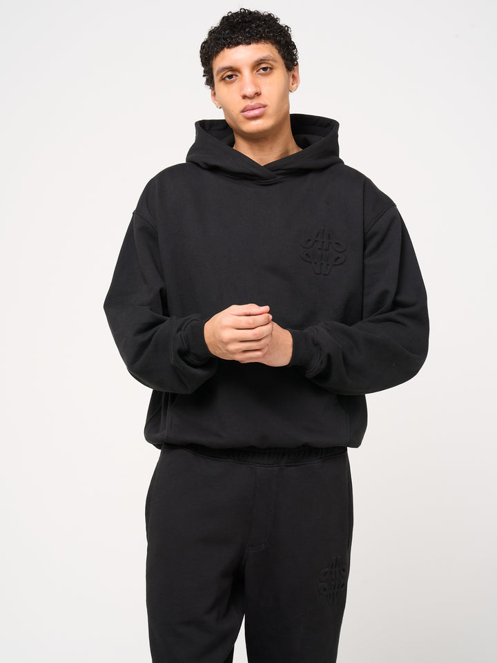 Reyes Emblem Logo Hoodie Black