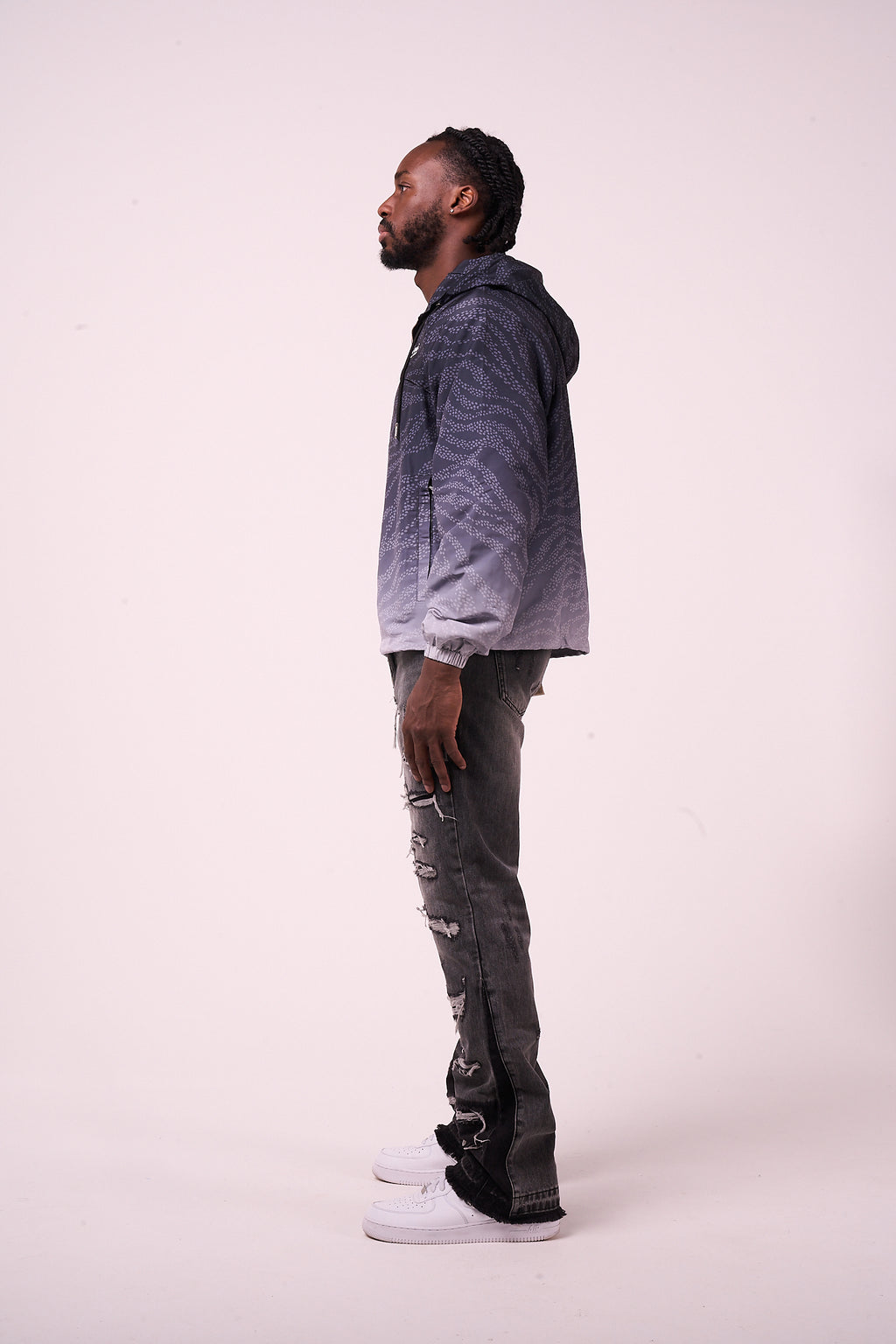 Luciano Windbreaker Black