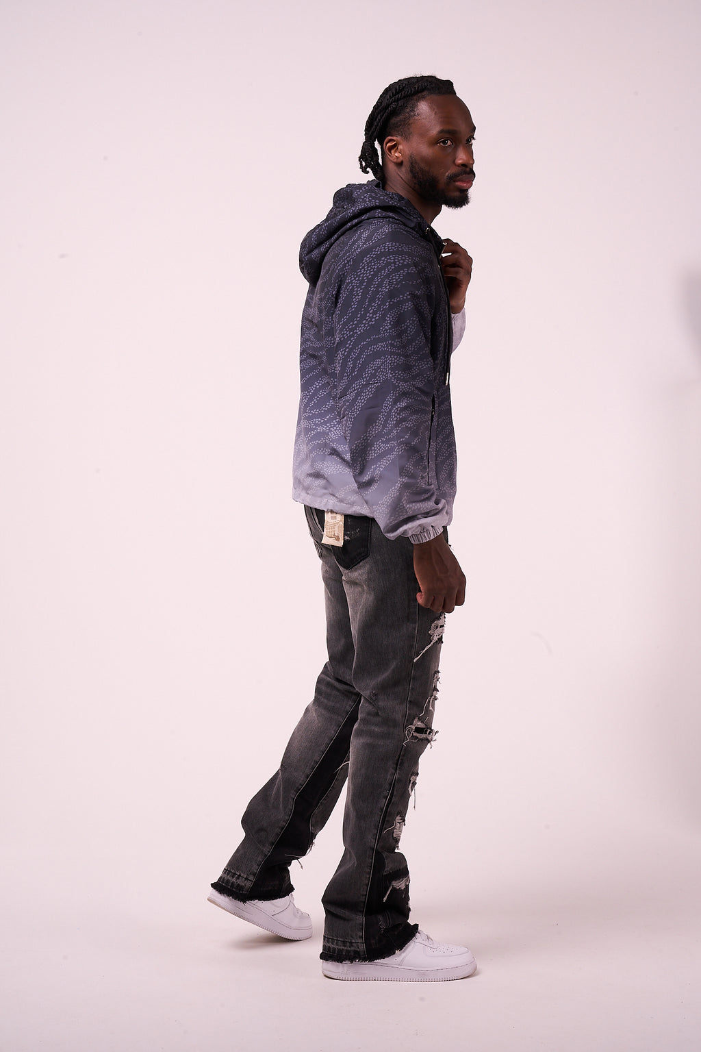 Luciano Windbreaker Black