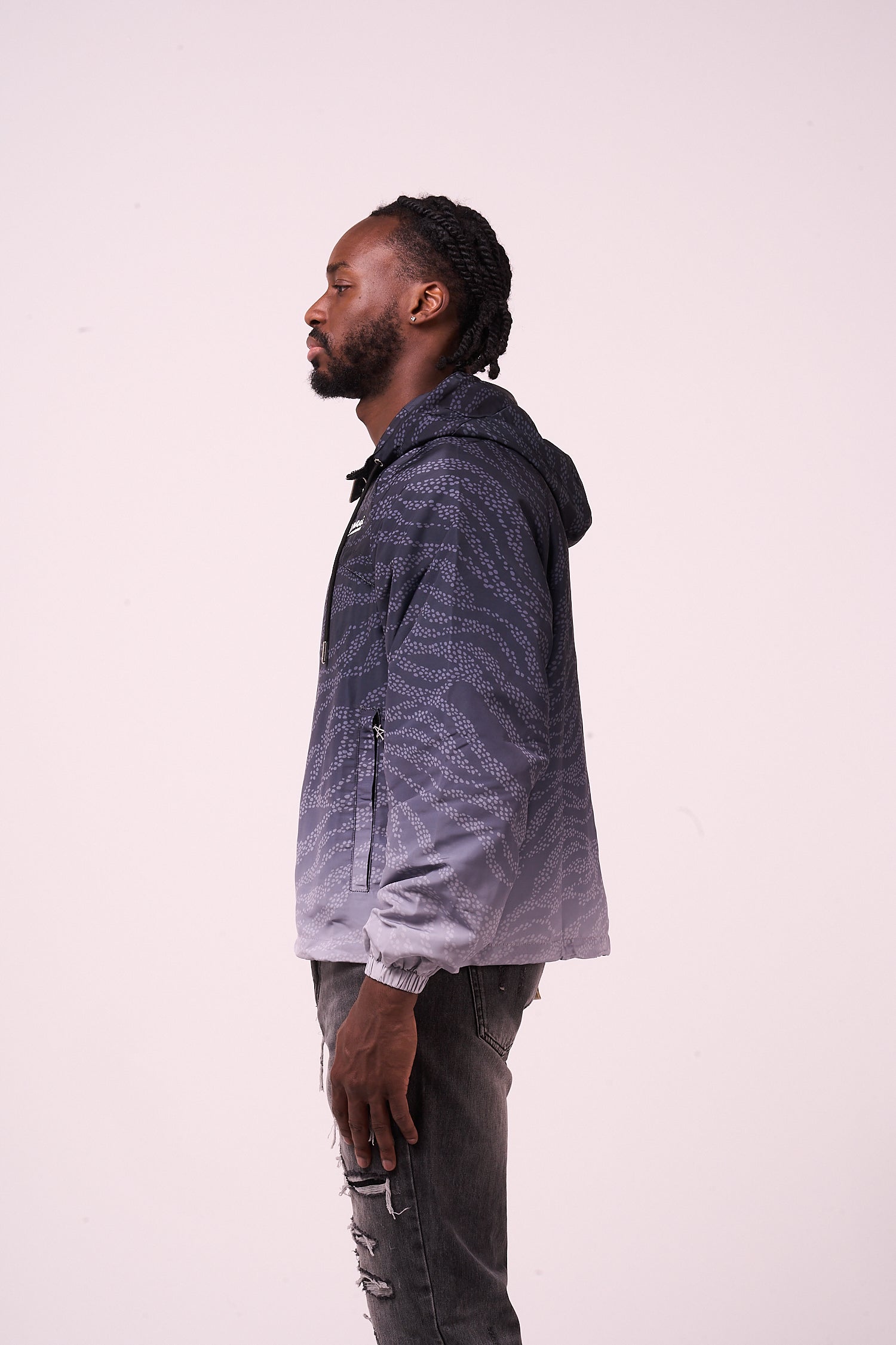 Luciano Windbreaker Black