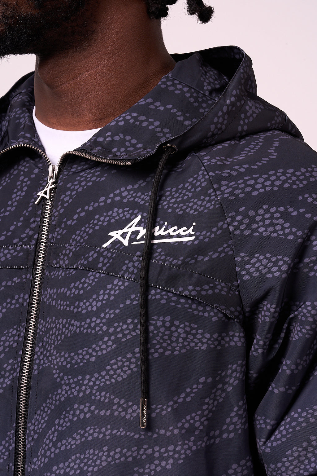 Luciano Windbreaker Black